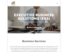 Tablet Screenshot of executive-business.com